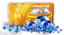 140 Diamonds untuk top up Free Fire di Pad Thai